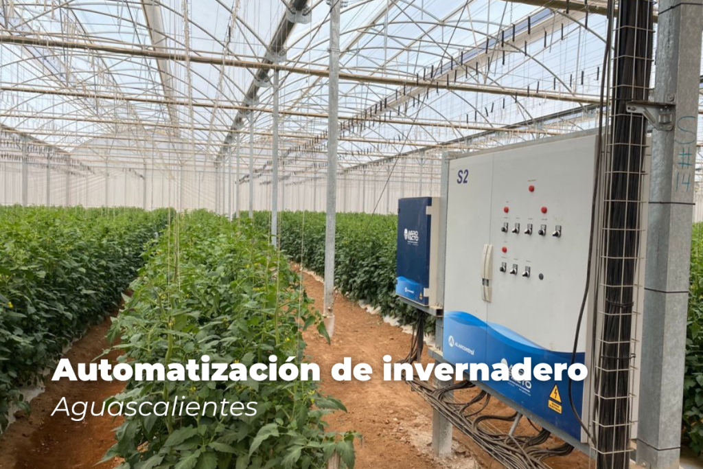 automatización de invernadero con la empresa nutricontrol en México