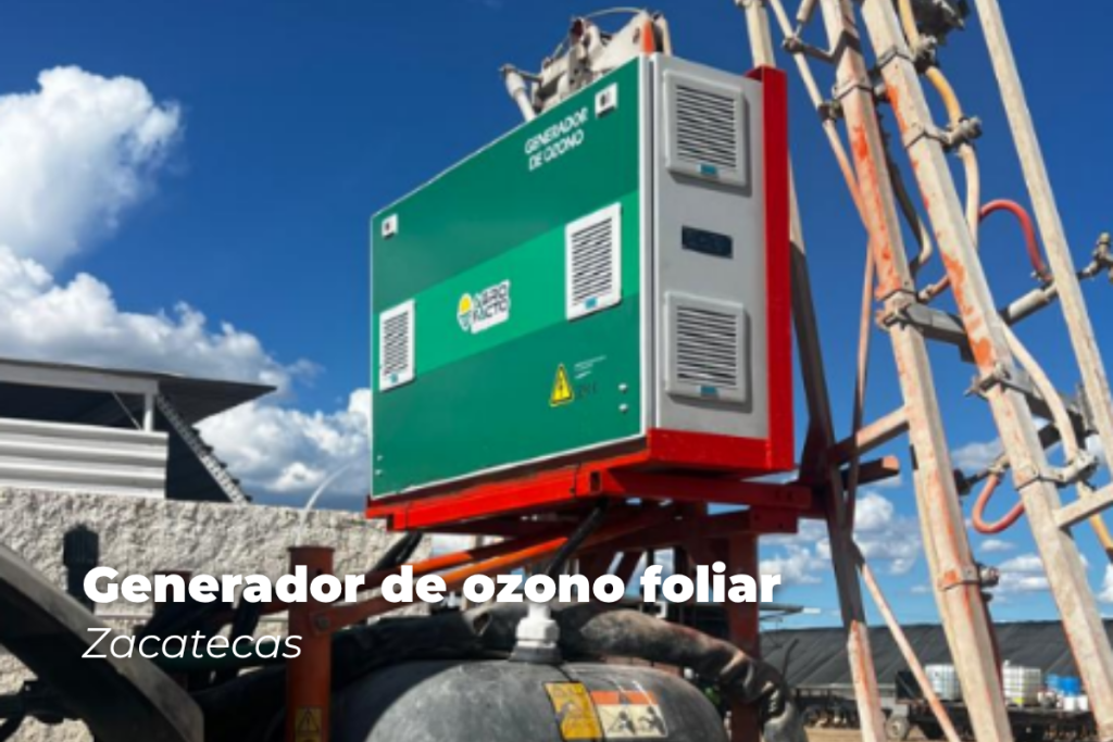 instalación de generador de ozono para tratamiento agricola en zacatecas